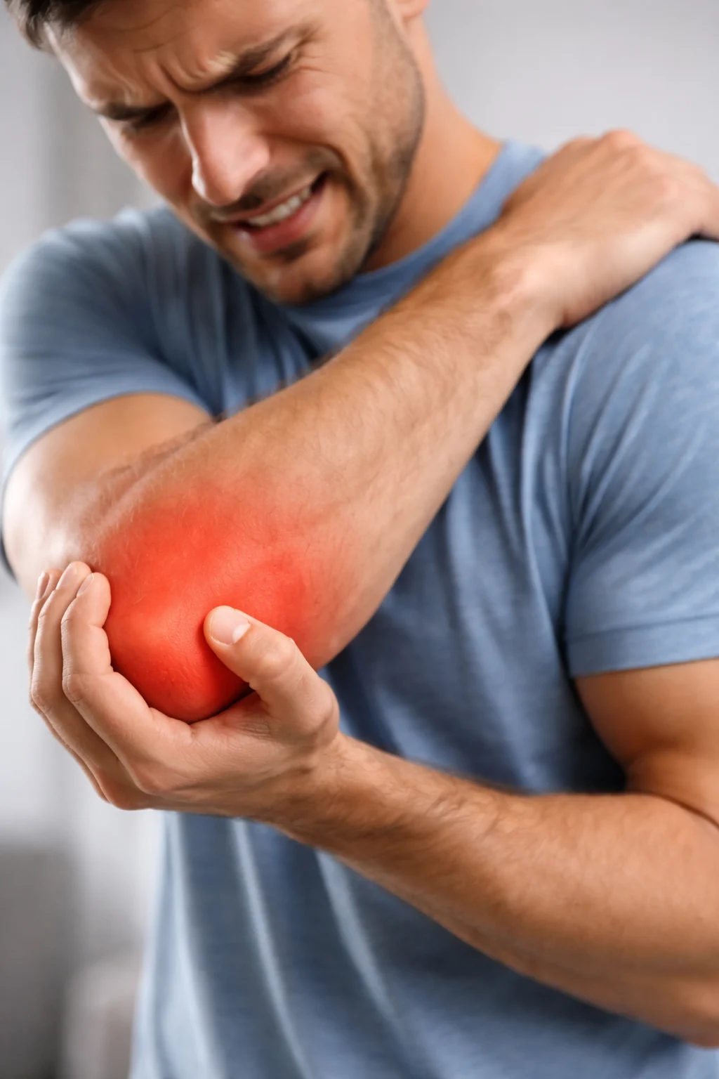 Tennis elbow from computer work